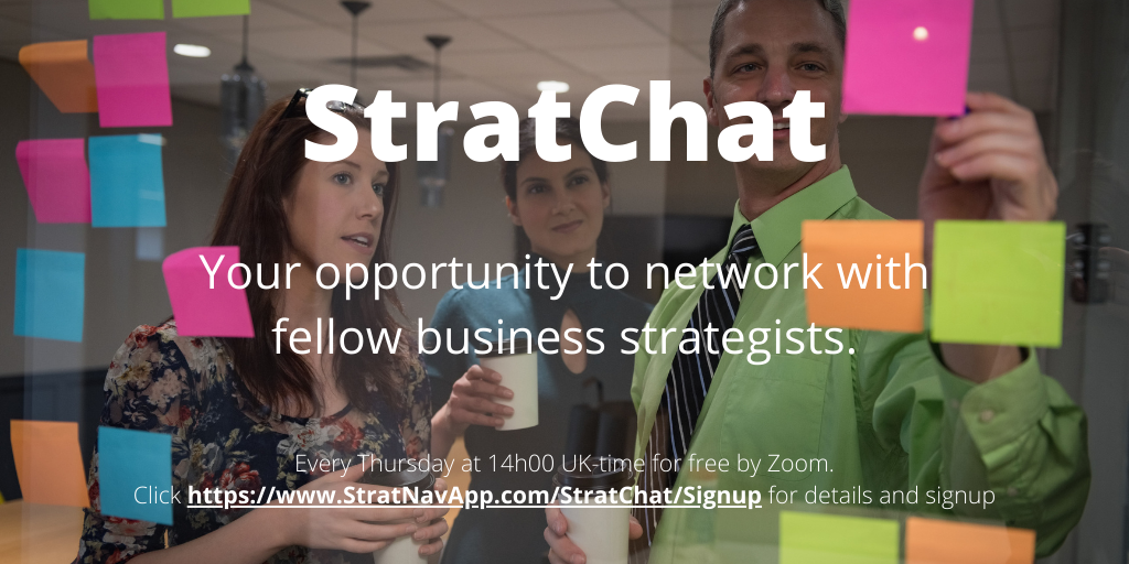 Advertising image for StratChat