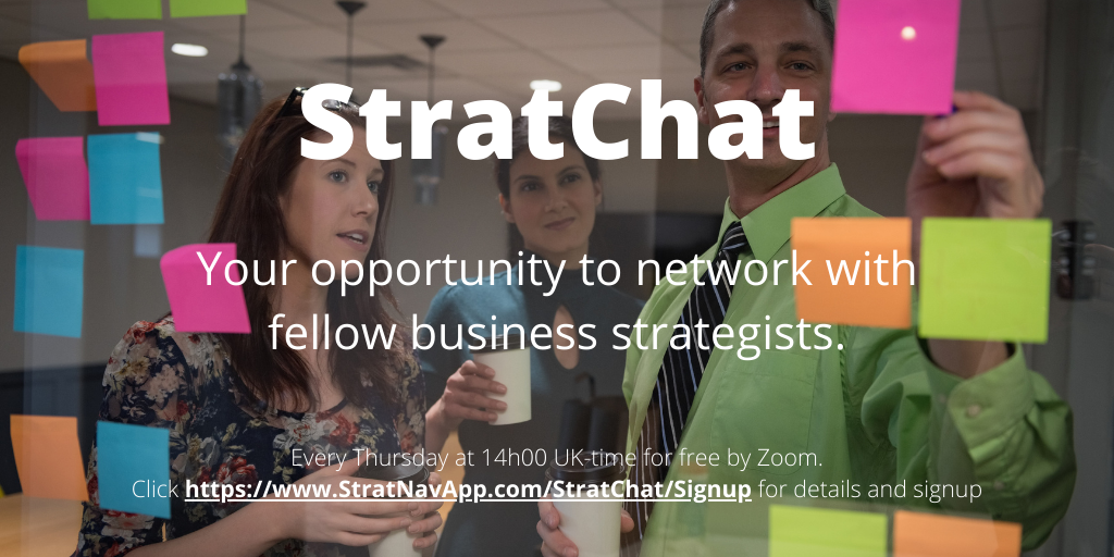 StratChat advert