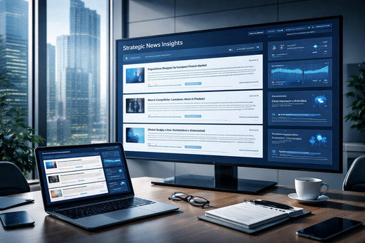 An image illustrating the News Hound concept