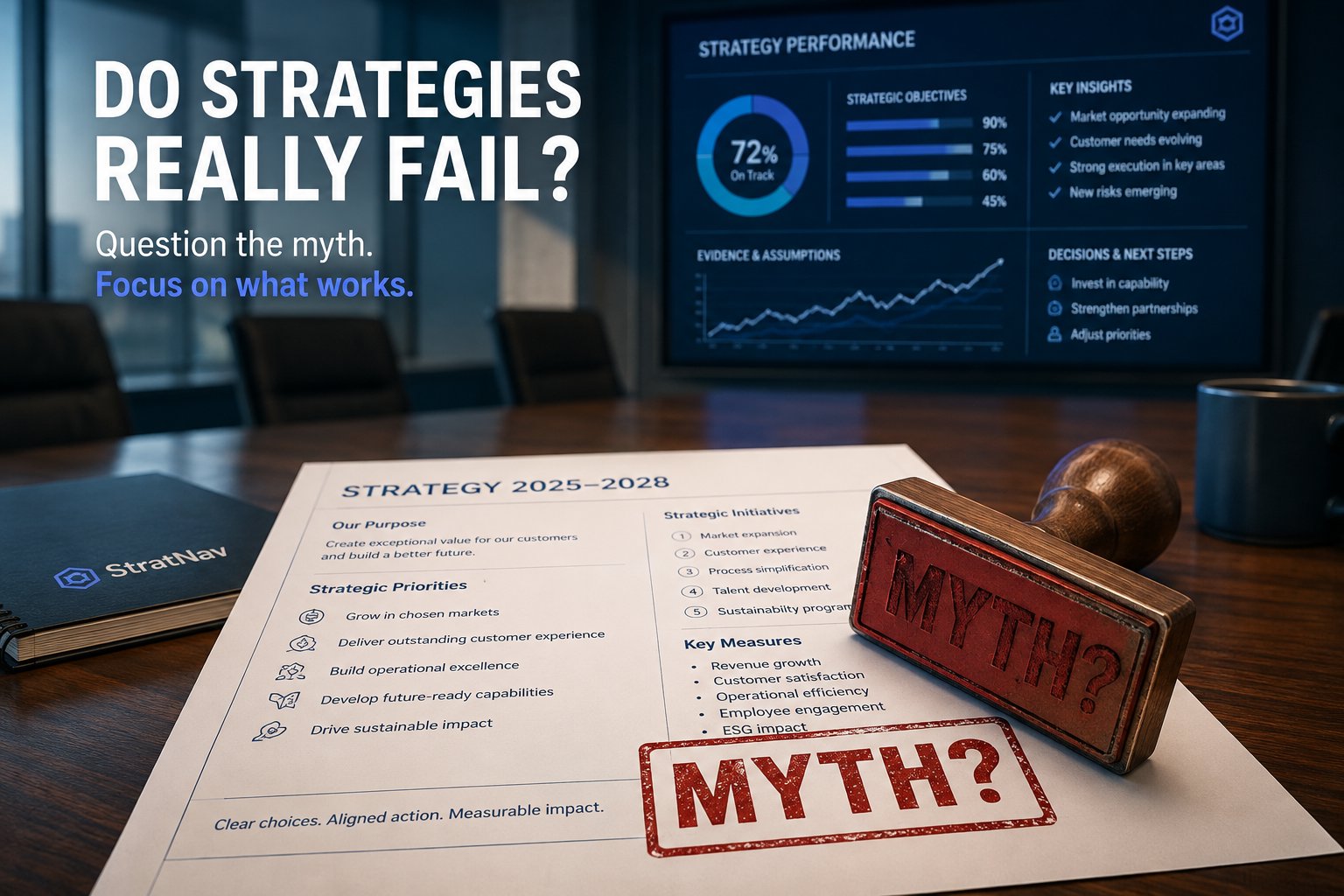 Infographic asking if strategies really fail